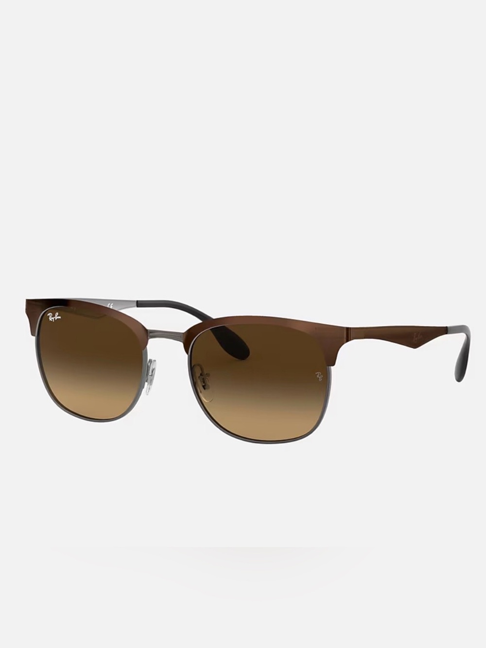 RAY-BAN RB 3538 Polished Brown w/Brown Gradient Sunglasses NWT